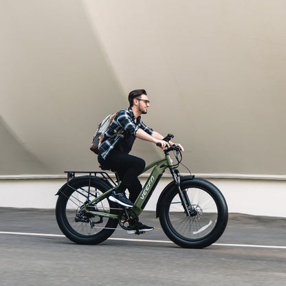 E1 26'' Step-Over Fat Tire Electric bike