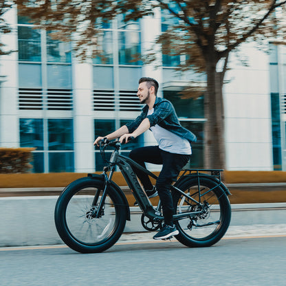 E1 26'' Step-Over Fat Tire Electric bike