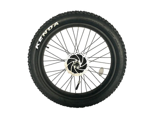 Rear Wheel with Motor & Disc Brake Rotor for Ranger/Rover Fat Tire Electric Bike