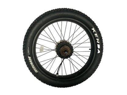 Rear Wheel with Motor & Disc Brake Rotor for Ranger/Rover Fat Tire Electric Bike